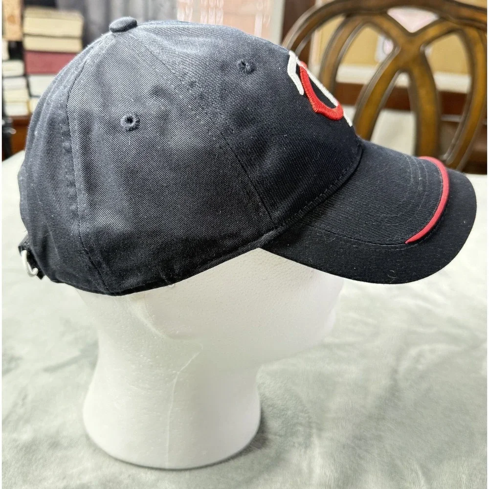 Minnesota Twins Hat Cap Strap Back Mens One Size Navy MLB Baseball‎ Nike TC Logo